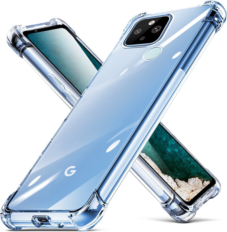 Google Pixel 5a 5Gケース 耐衝撃 クリア tpu 透明 スリム 薄型Google Pixel 5a 5G カバーシリコン 指紋防止  米軍MIL規格取得 衝撃吸収 滑り止め カメラ保護 携帯カバー ワイヤレス 充電対応 おしゃれ 黄変防止 防塵 携帯カバー 透明543-Pixel 